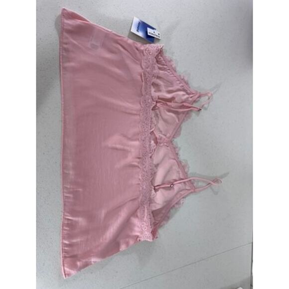 NWT!!"Abound" Pink Crop Cami, Babydoll Top, Cropped, Spaghetti Straps,Fairy,Y2K - Picture 9 of 9